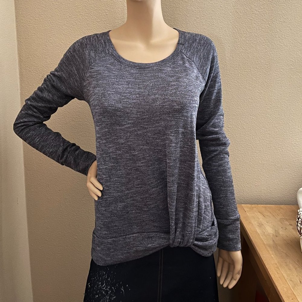 Juicy Couture Grey Twisted Knot Sweater Medium